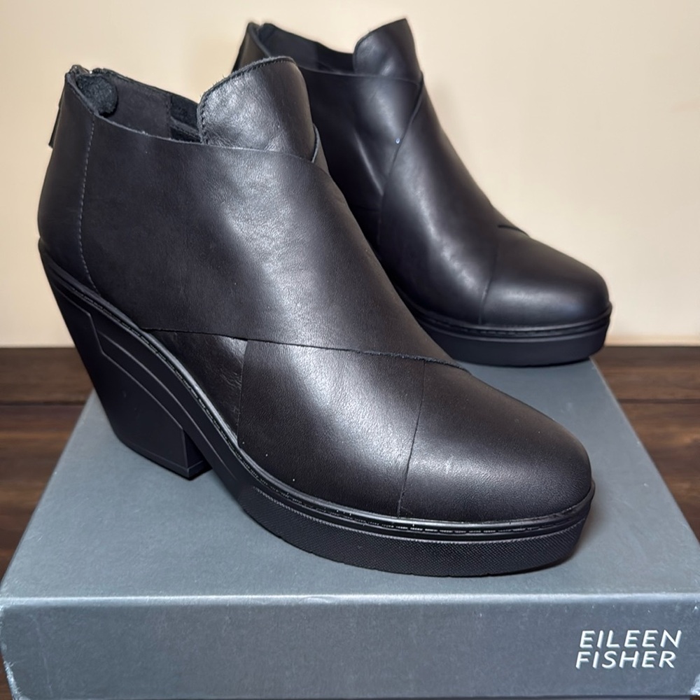 Eileen Fisher Cosmo bootie.